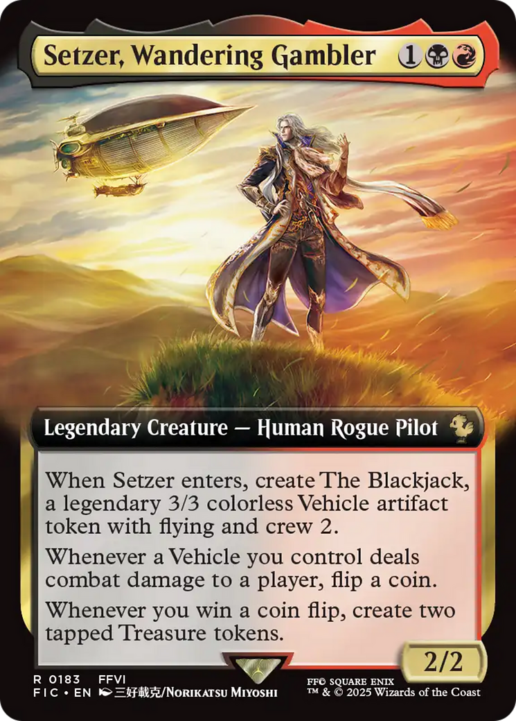 Setzer, Wandering Gambler (Extended Art) [FINAL FANTASY Commander] | Fandemonia Ltd