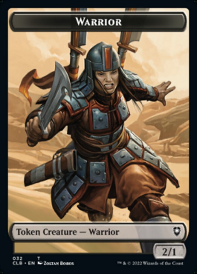 Warrior // Inkling Double-Sided Token [Commander Legends: Battle for Baldur's Gate Tokens] | Fandemonia Ltd