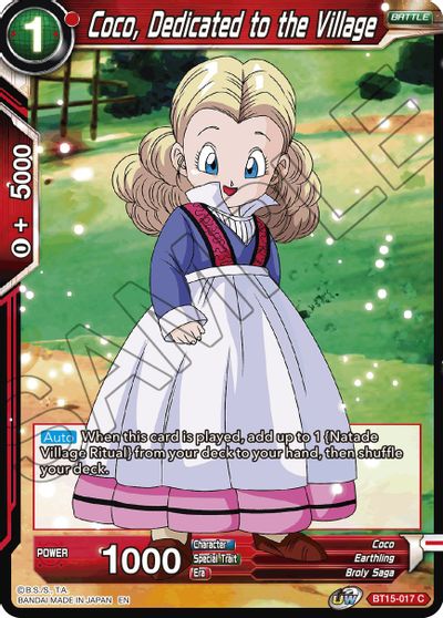 Coco, Dedicated to the Village (BT15-017) [Saiyan Showdown] | Fandemonia Ltd