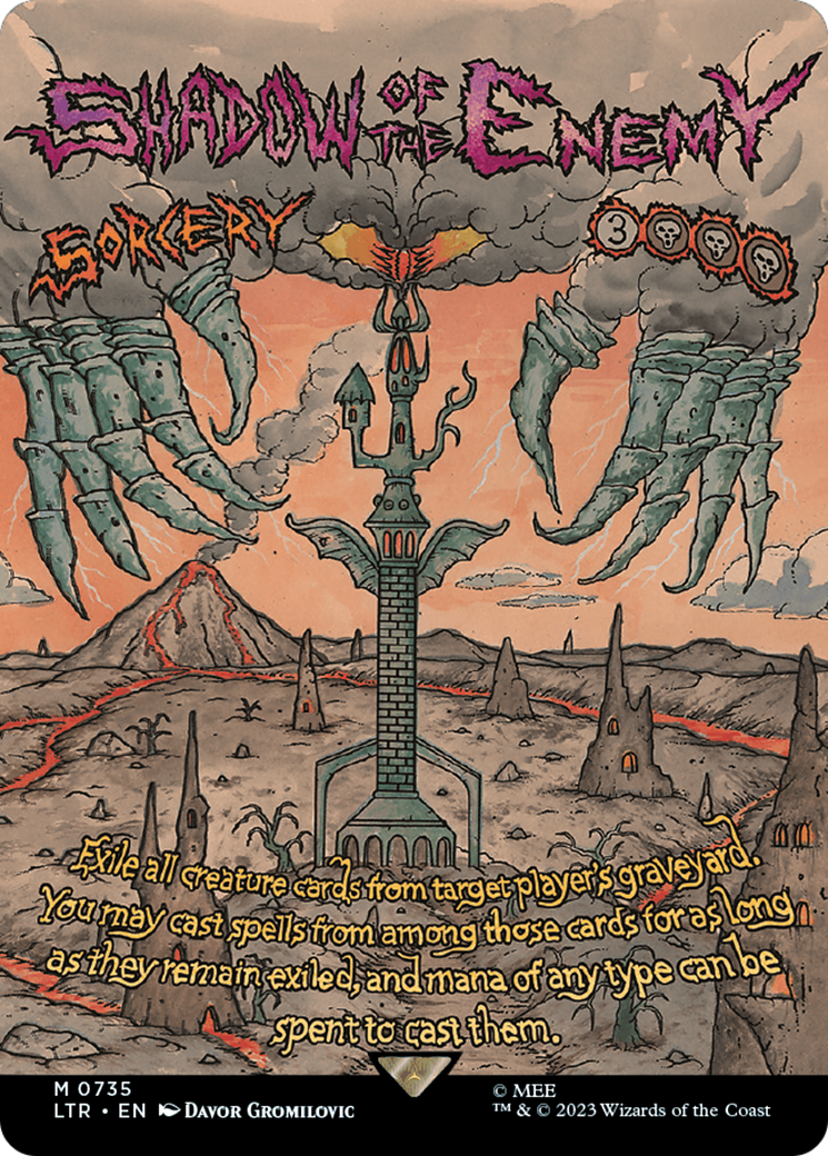 Shadow of the Enemy (Borderless Poster) [The Lord of the Rings: Tales of Middle-Earth] | Fandemonia Ltd