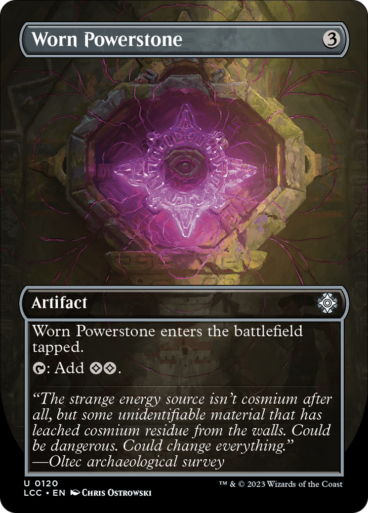 Worn Powerstone (Borderless) [The Lost Caverns of Ixalan Commander] | Fandemonia Ltd