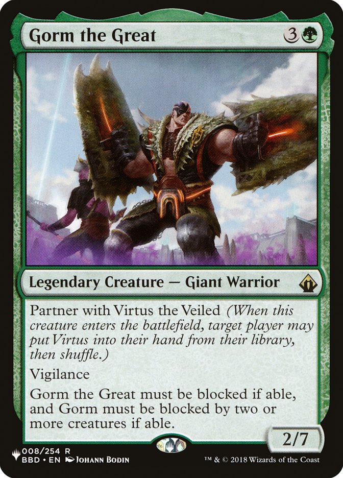 Gorm the Great [The List] | Fandemonia Ltd