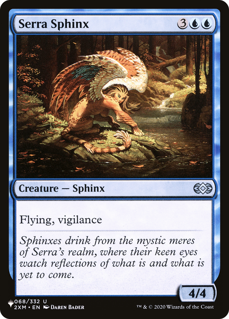 Serra Sphinx [The List] | Fandemonia Ltd