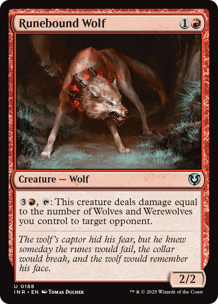Runebound Wolf [Innistrad Remastered] | Fandemonia Ltd