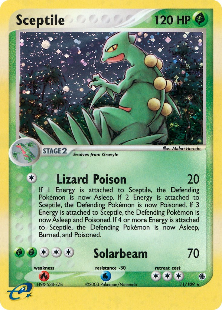 Sceptile (11/109) [EX: Ruby & Sapphire] | Fandemonia Ltd