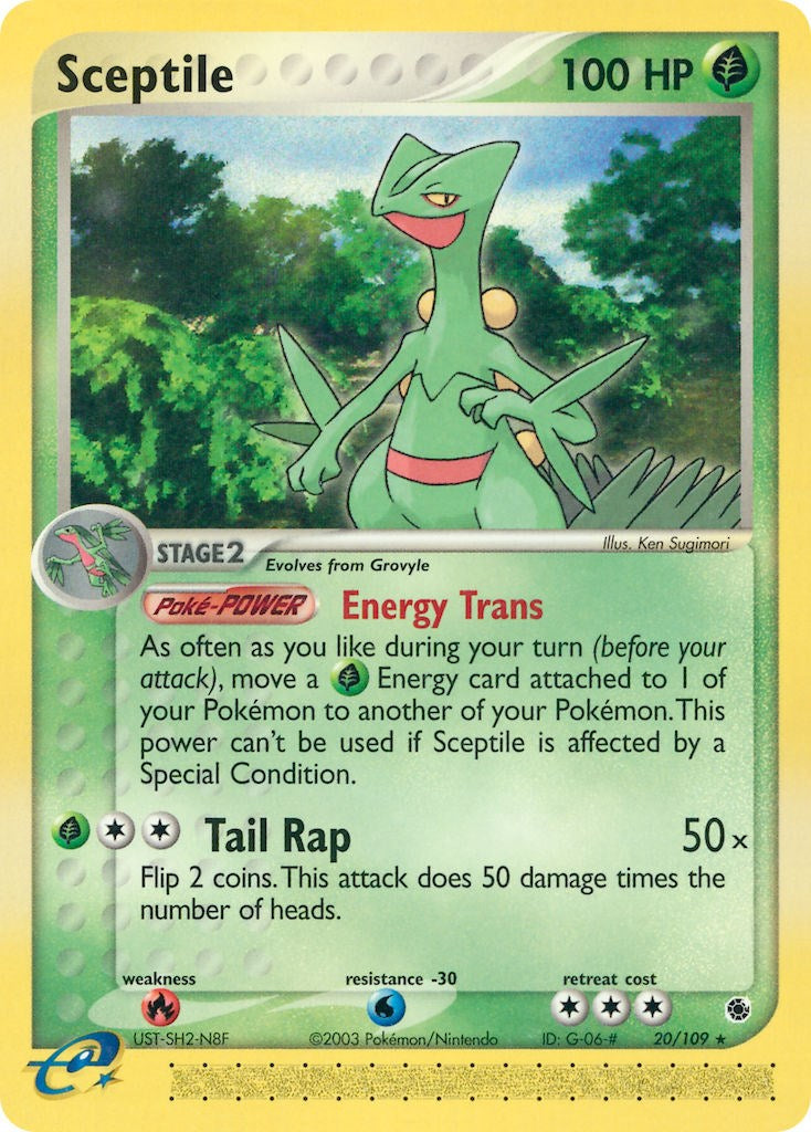 Sceptile (20/109) [EX: Ruby & Sapphire] | Fandemonia Ltd
