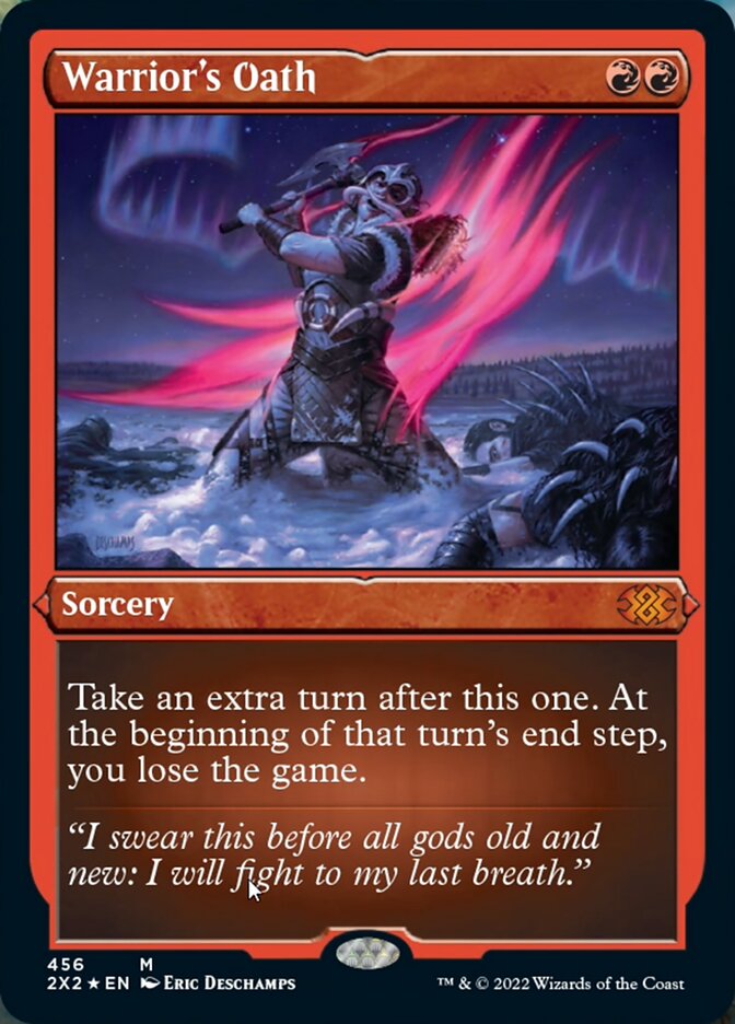 Warrior's Oath (Foil Etched) [Double Masters 2022] | Fandemonia Ltd