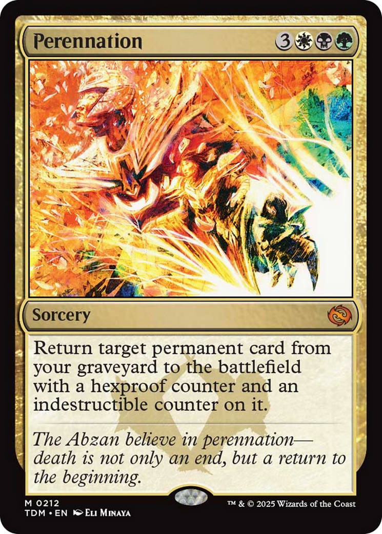 Perennation [Tarkir: Dragonstorm] | Fandemonia Ltd