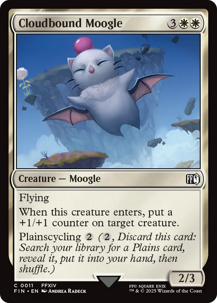 Cloudbound Moogle [FINAL FANTASY] | Fandemonia Ltd