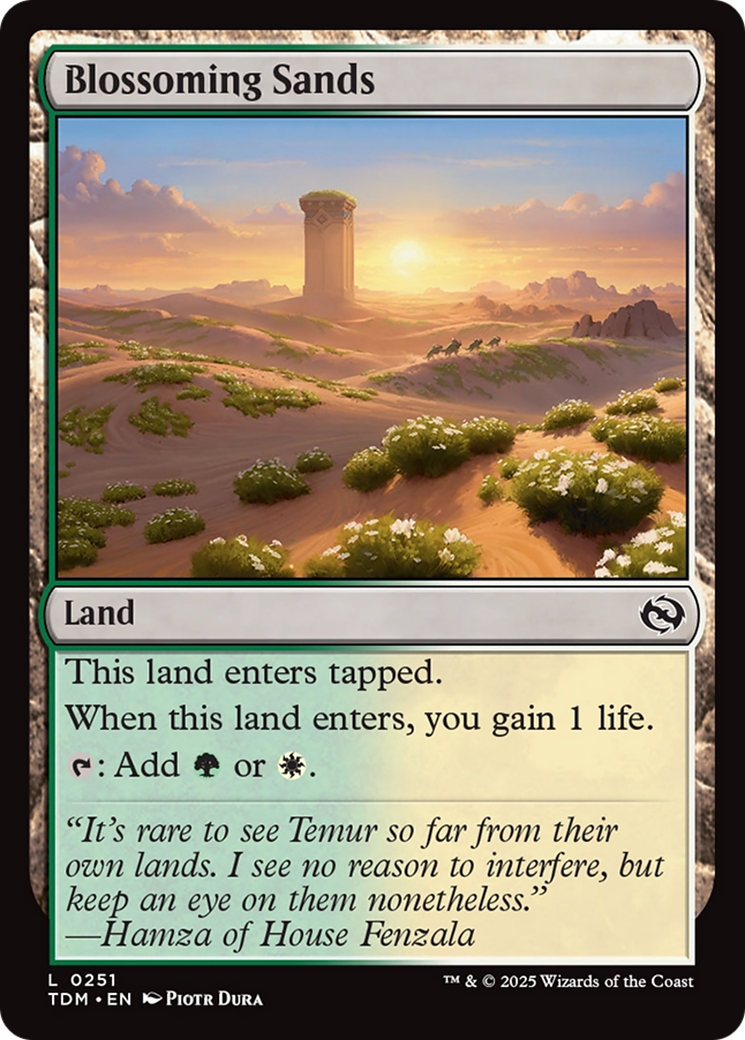 Blossoming Sands [Tarkir: Dragonstorm] | Fandemonia Ltd
