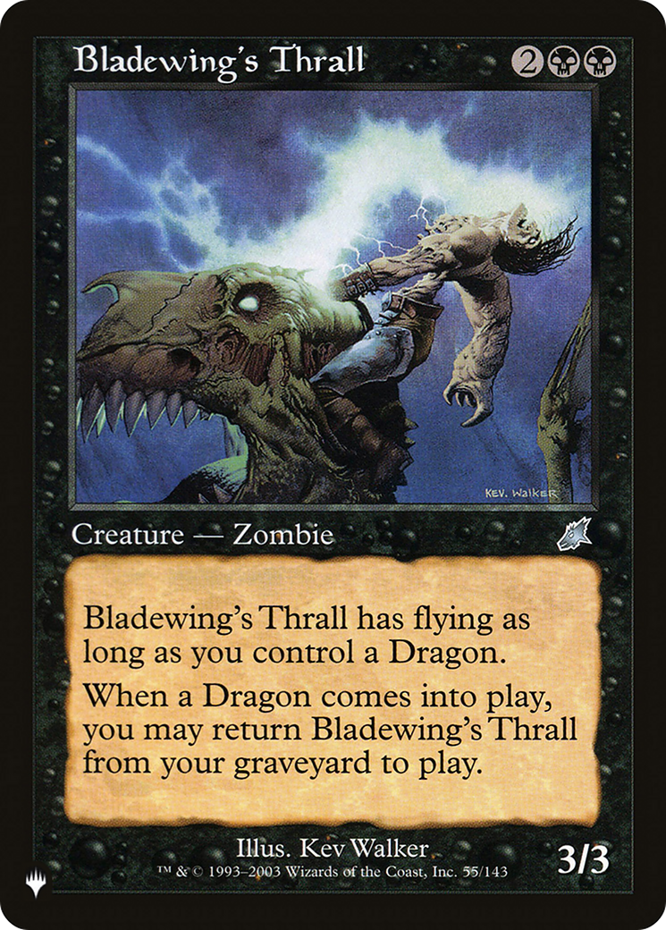 Bladewing's Thrall [The List] | Fandemonia Ltd
