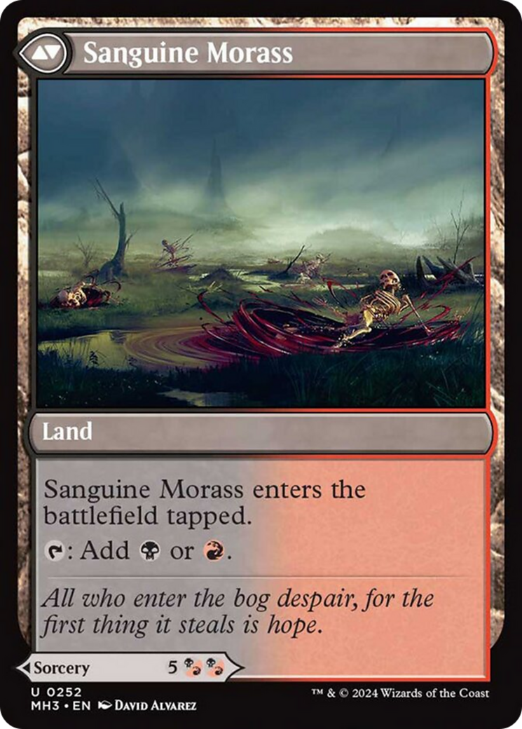 Bloodsoaked Insight // Sanguine Morass [Modern Horizons 3] | Fandemonia Ltd