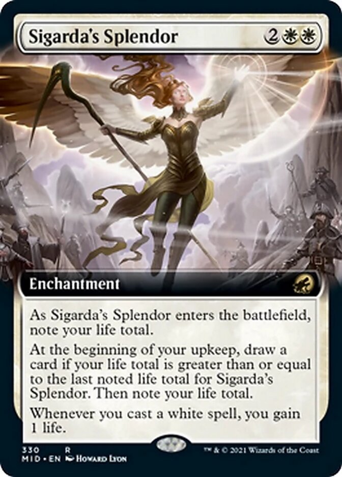 Sigarda's Splendor (Extended Art) [Innistrad: Midnight Hunt] | Fandemonia Ltd