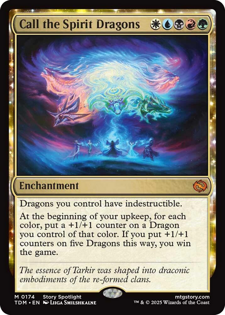 Call the Spirit Dragons [Tarkir: Dragonstorm] | Fandemonia Ltd