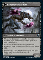 Baneblade Scoundrel // Baneclaw Marauder [Innistrad: Midnight Hunt] | Fandemonia Ltd