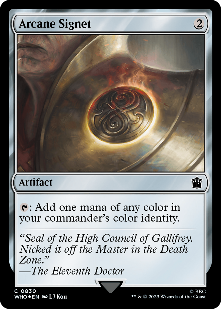 Arcane Signet (Surge Foil) [Doctor Who] | Fandemonia Ltd