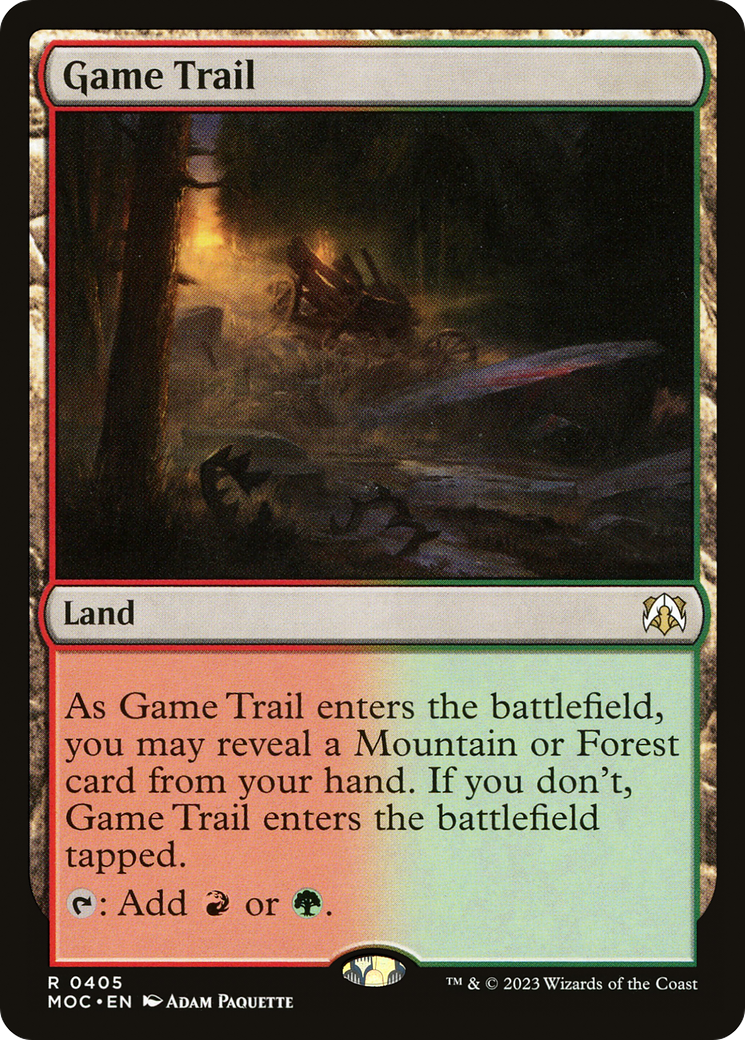 Game Trail [March of the Machine Commander] | Fandemonia Ltd