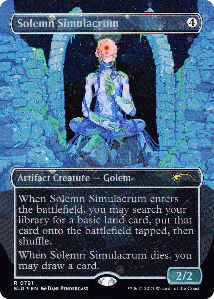 Solemn Simulacrum (1725) (Rainbow Foil) [Secret Lair Drop Series] | Fandemonia Ltd
