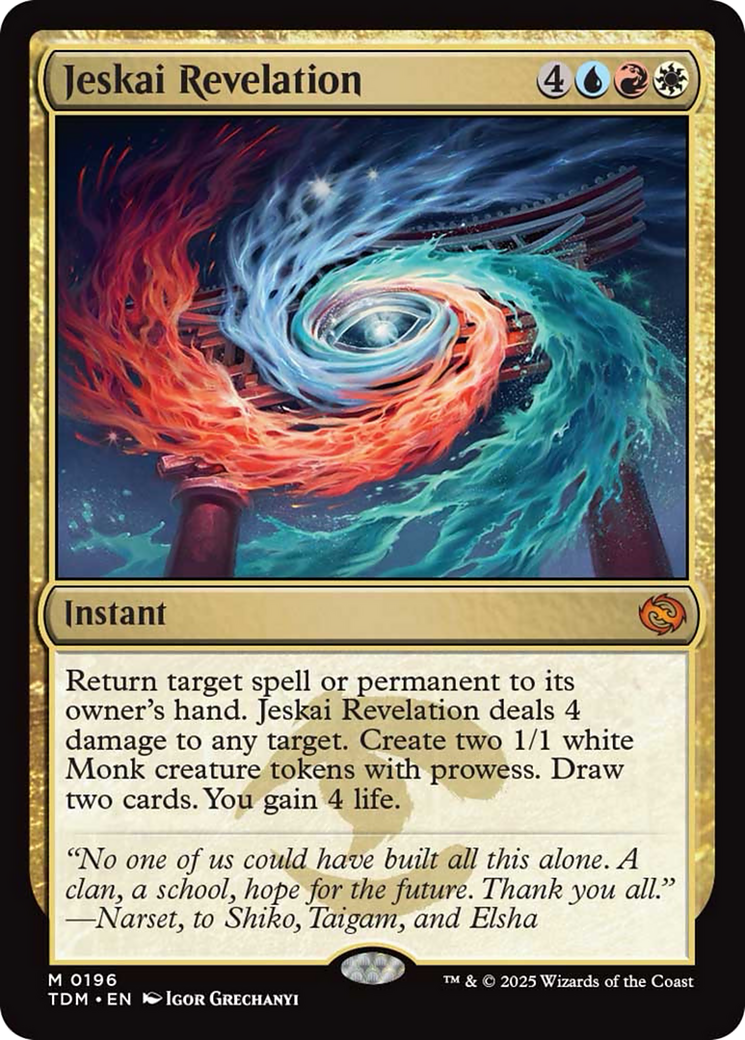 Jeskai Revelation [Tarkir: Dragonstorm] | Fandemonia Ltd
