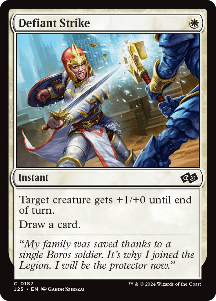 Defiant Strike [Foundations Jumpstart] | Fandemonia Ltd