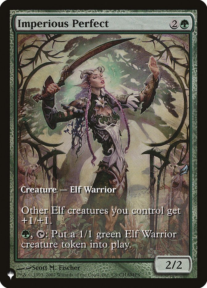 Imperious Perfect [The List] | Fandemonia Ltd