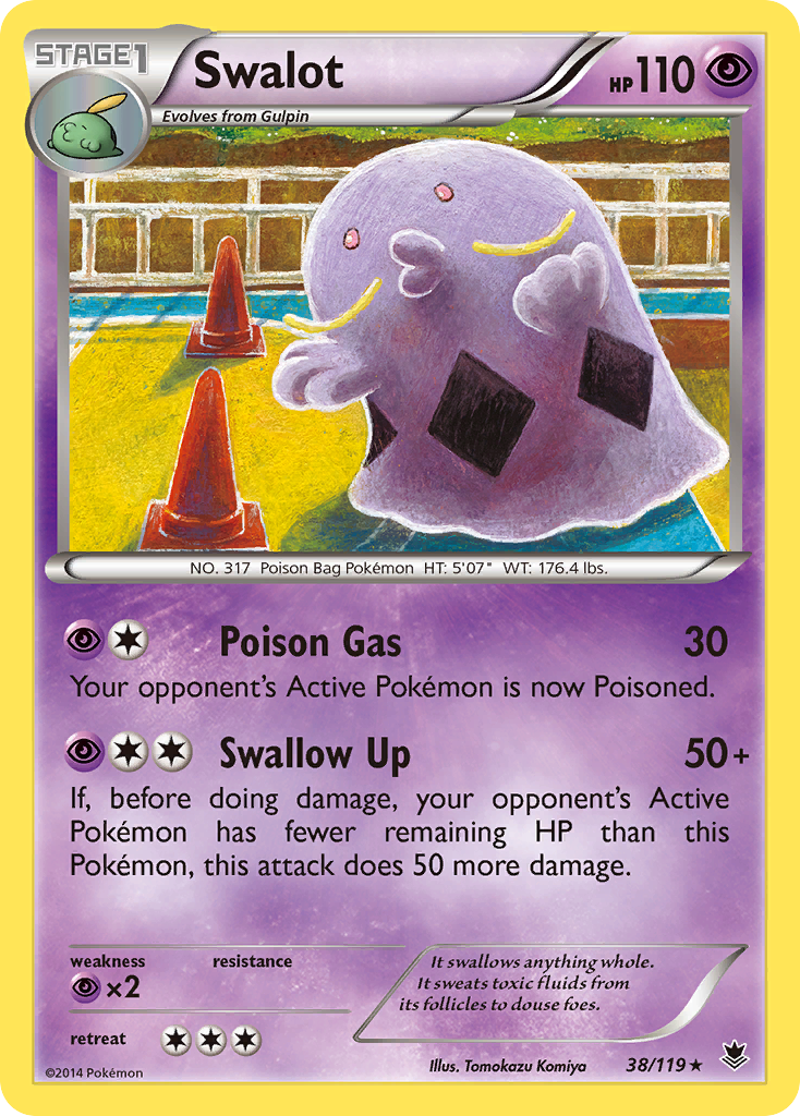 Swalot (38/119) [XY: Phantom Forces] | Fandemonia Ltd