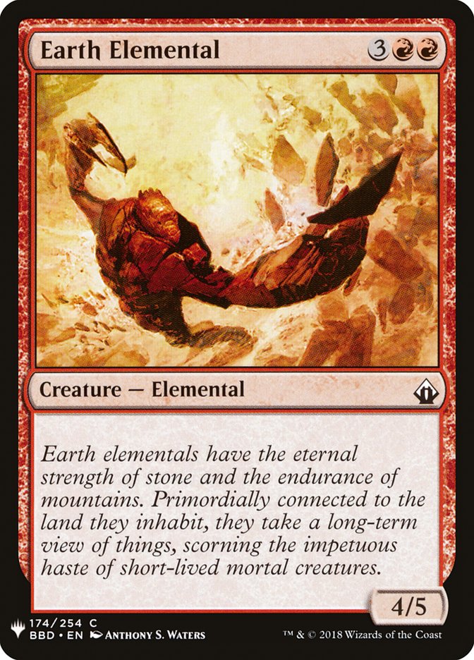 Earth Elemental [Mystery Booster] | Fandemonia Ltd