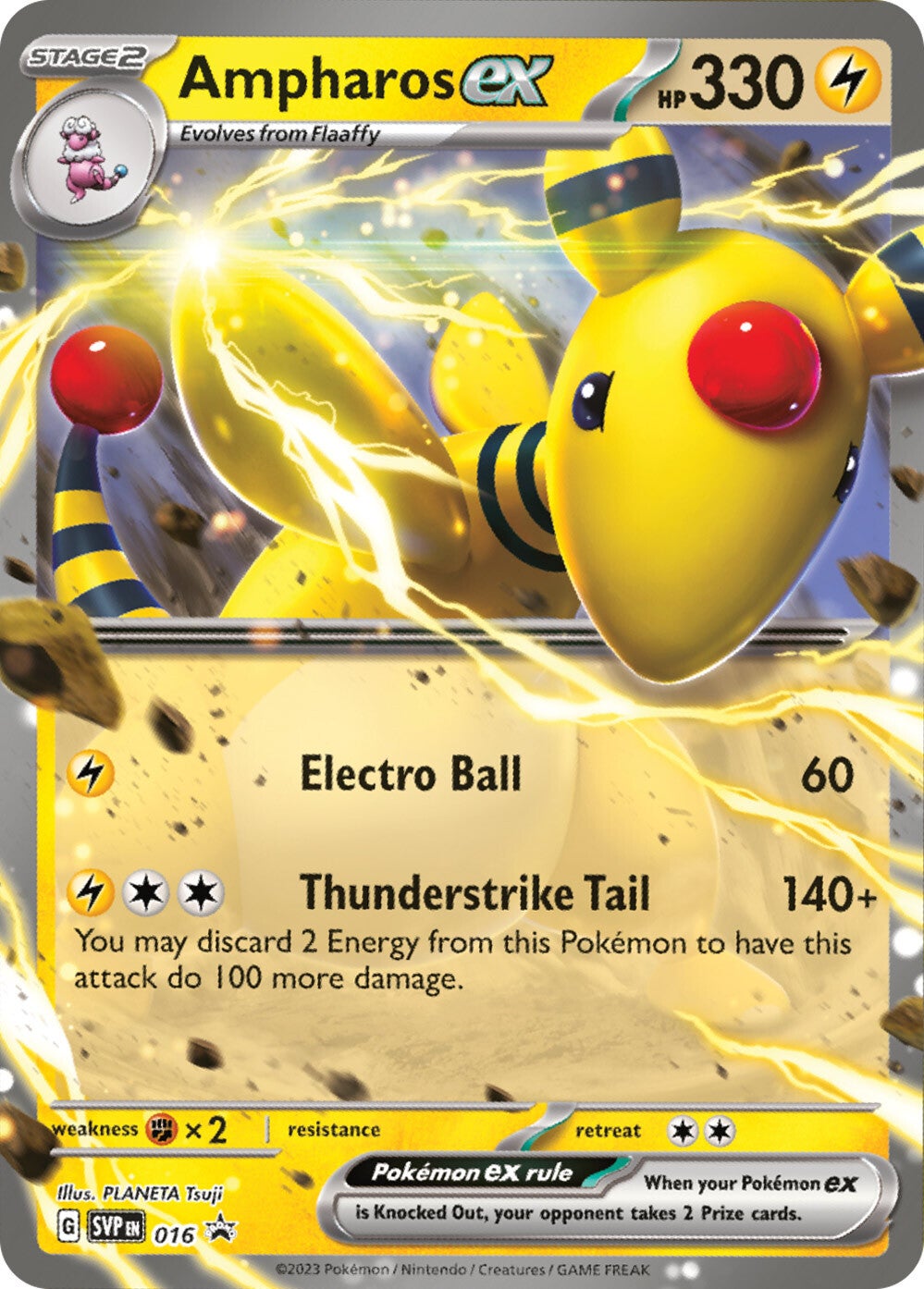 Ampharos ex (016) [Scarlet & Violet: Black Star Promos] | Fandemonia Ltd