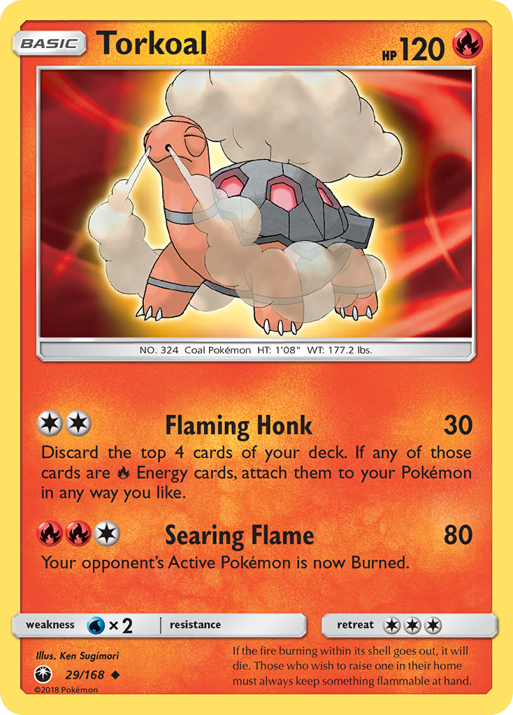 Torkoal (29/168) [Sun & Moon: Celestial Storm] | Fandemonia Ltd
