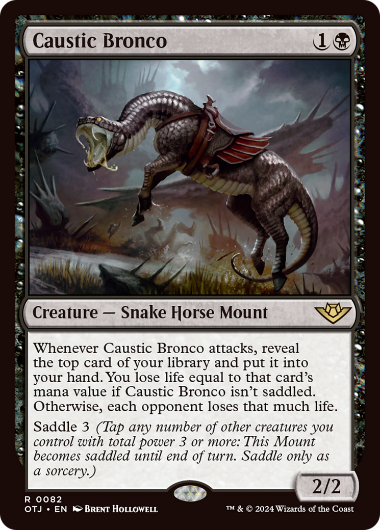 Caustic Bronco [Outlaws of Thunder Junction] | Fandemonia Ltd