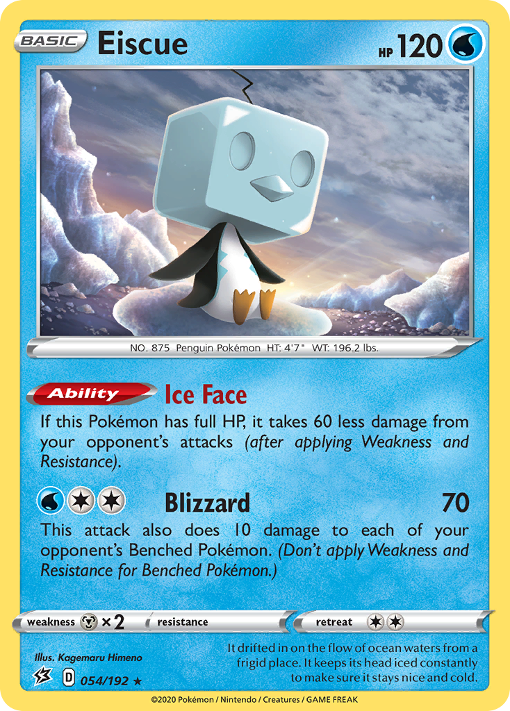 Eiscue (054/192) [Sword & Shield: Rebel Clash] | Fandemonia Ltd