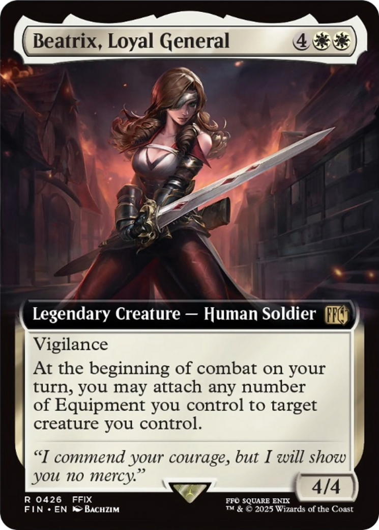 Beatrix, Loyal General (Extended Art) [FINAL FANTASY] | Fandemonia Ltd
