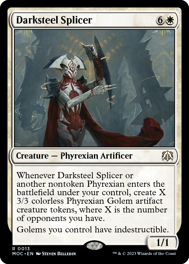 Darksteel Splicer [March of the Machine Commander] | Fandemonia Ltd