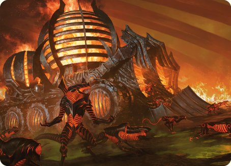 Urabrask's Forge Art Card [Phyrexia: All Will Be One Art Series] | Fandemonia Ltd