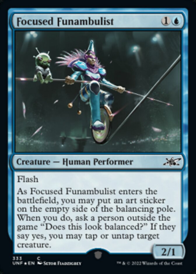 Focused Funambulist (Galaxy Foil) [Unfinity] | Fandemonia Ltd