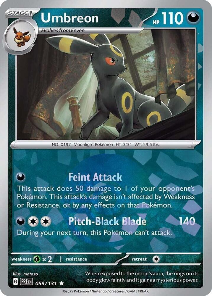 Umbreon (059/131) (Poke Ball Pattern) [Scarlet & Violet: Prismatic Evolutions] | Fandemonia Ltd