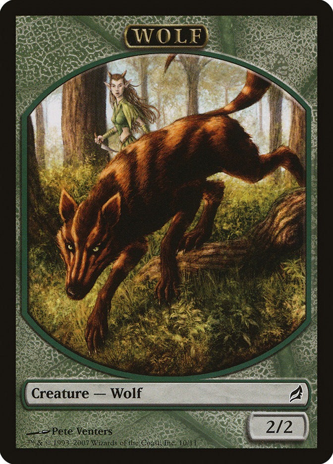 Wolf Token [Lorwyn Tokens] | Fandemonia Ltd