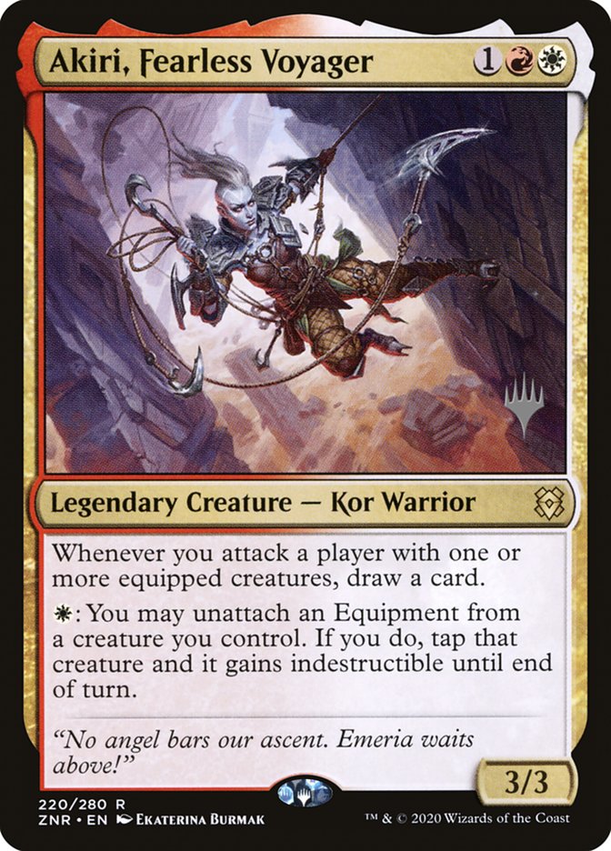 Akiri, Fearless Voyager (Promo Pack) [Zendikar Rising Promos] | Fandemonia Ltd