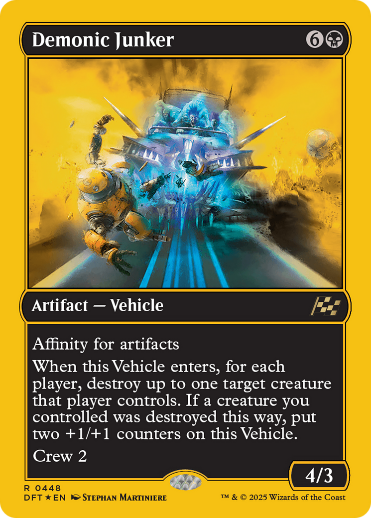Demonic Junker (First-Place Foil) [Aetherdrift] | Fandemonia Ltd