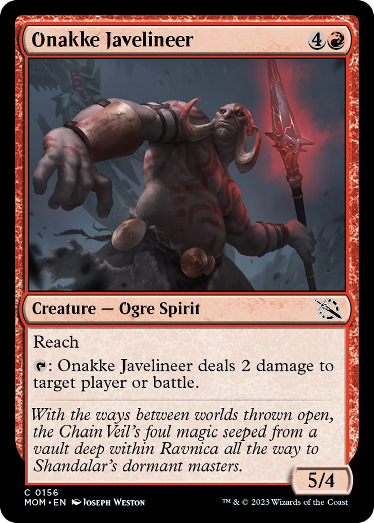 Onakke Javelineer [March of the Machine] | Fandemonia Ltd