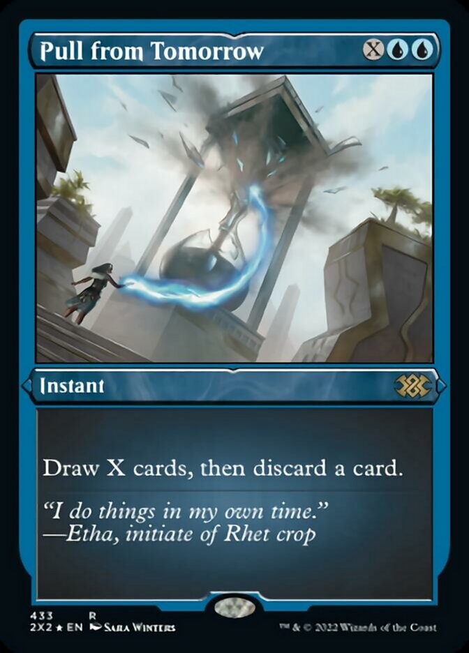 Pull from Tomorrow (Foil Etched) [Double Masters 2022] | Fandemonia Ltd