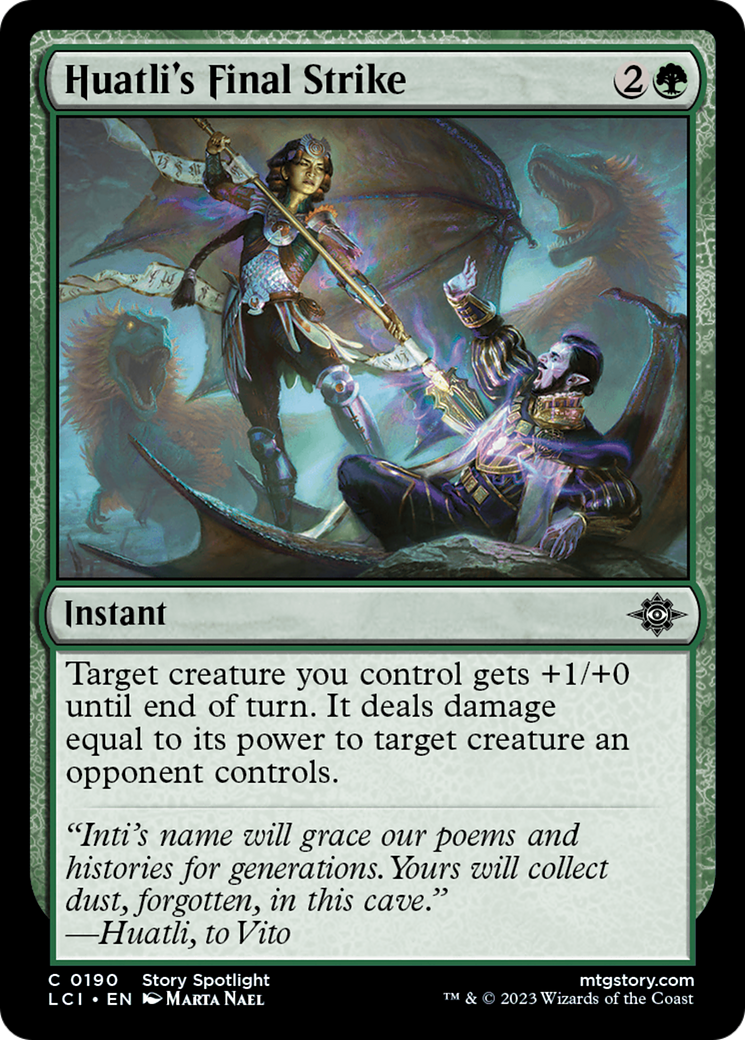 Huatli's Final Strike [The Lost Caverns of Ixalan] | Fandemonia Ltd