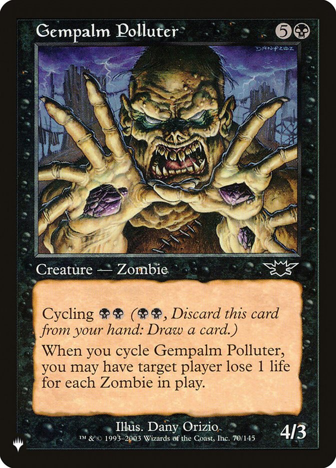 Gempalm Polluter [The List] | Fandemonia Ltd