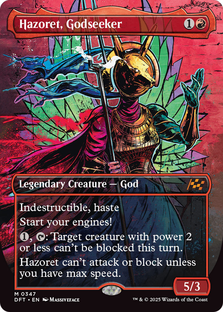 Hazoret, Godseeker (Borderless) [Aetherdrift] | Fandemonia Ltd