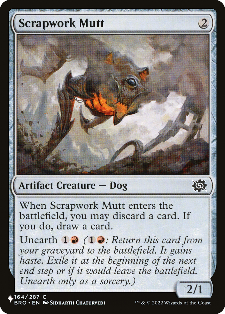 Scrapwork Mutt [The List] | Fandemonia Ltd