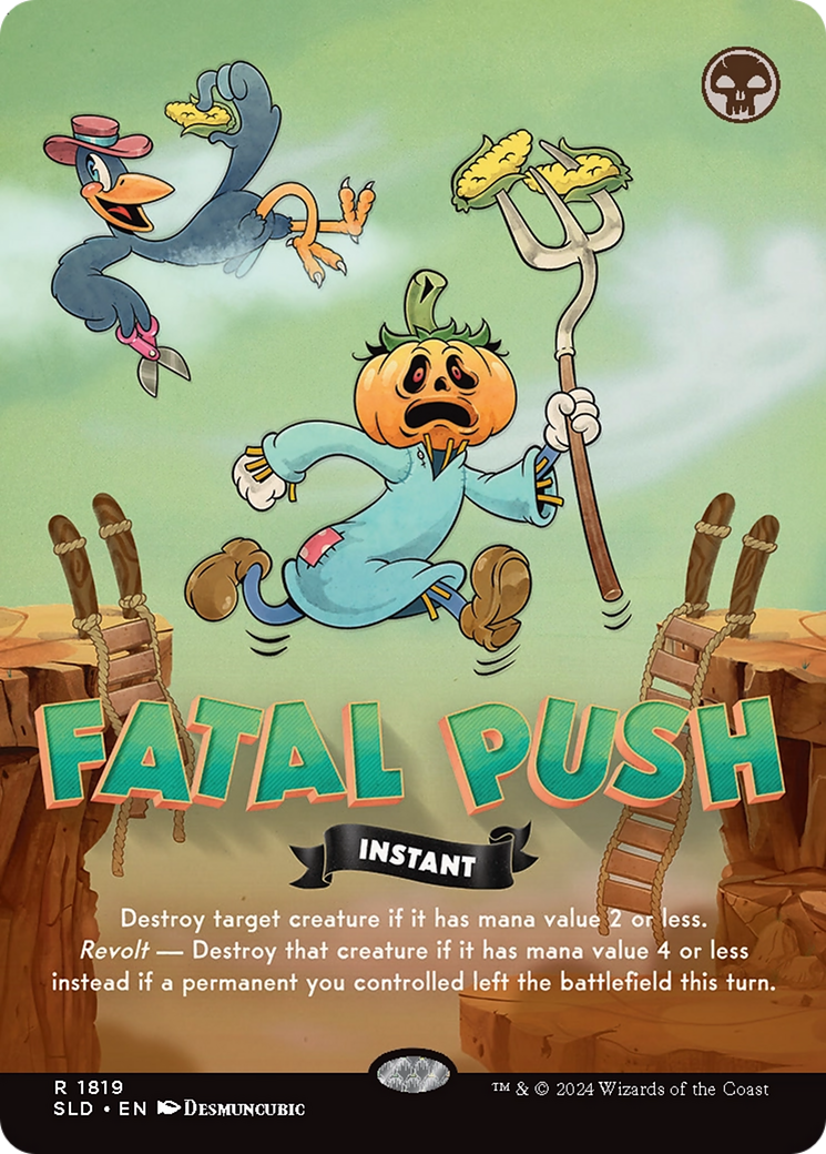 Fatal Push (1819) (Rainbow Foil) [Secret Lair Drop Series] | Fandemonia Ltd