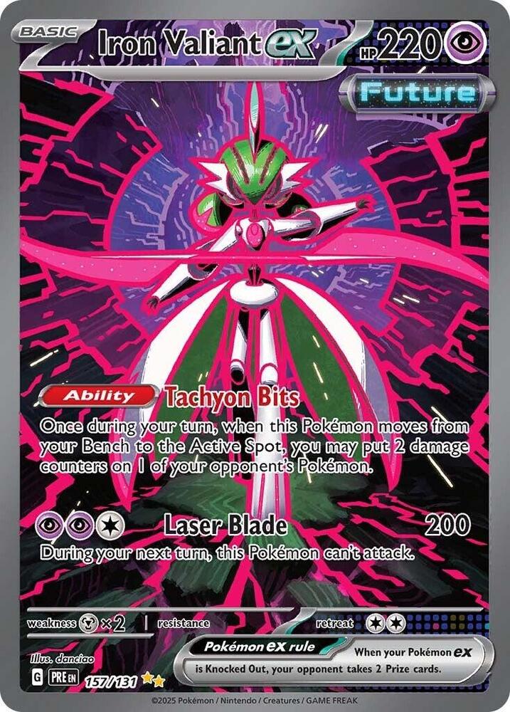 Iron Valiant ex (157/131) [Scarlet & Violet: Prismatic Evolutions] | Fandemonia Ltd
