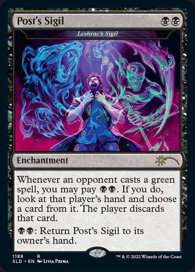 Post's Sigil - Leshrac's Sigil [Secret Lair Drop Series] | Fandemonia Ltd