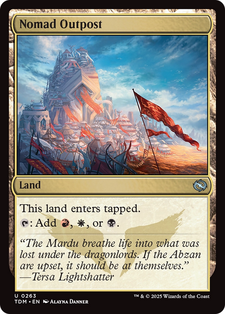 Nomad Outpost [Tarkir: Dragonstorm] | Fandemonia Ltd