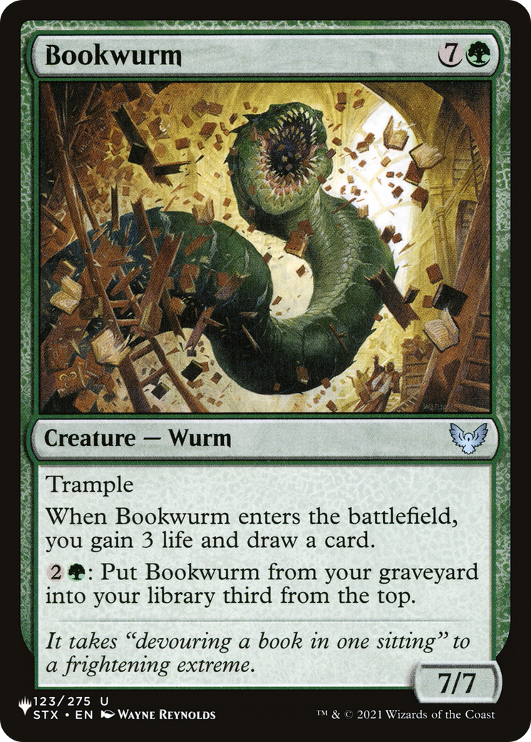 Bookwurm [The List] | Fandemonia Ltd